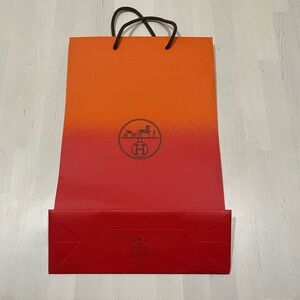 Hermès limited edition Shopping Bag with Ribbon